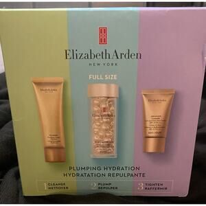NIB Elizabeth Arden NY Plumping Hydration Trio Kit Gift Set Cleanse Tighten
